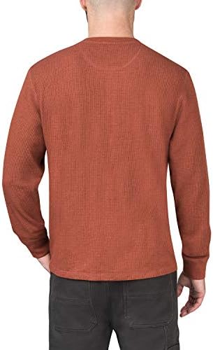 Мъжки термо-Вафельная Трикотажная риза American Outdoorsman с кръгло деколте и дълъг ръкав
